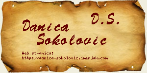 Danica Sokolović vizit kartica